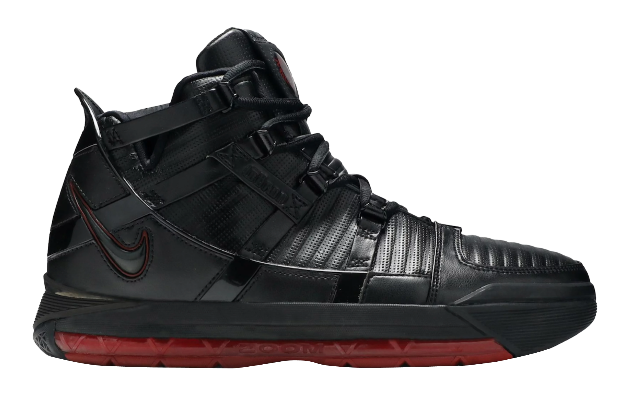 Nike LeBron 3 Black University Red