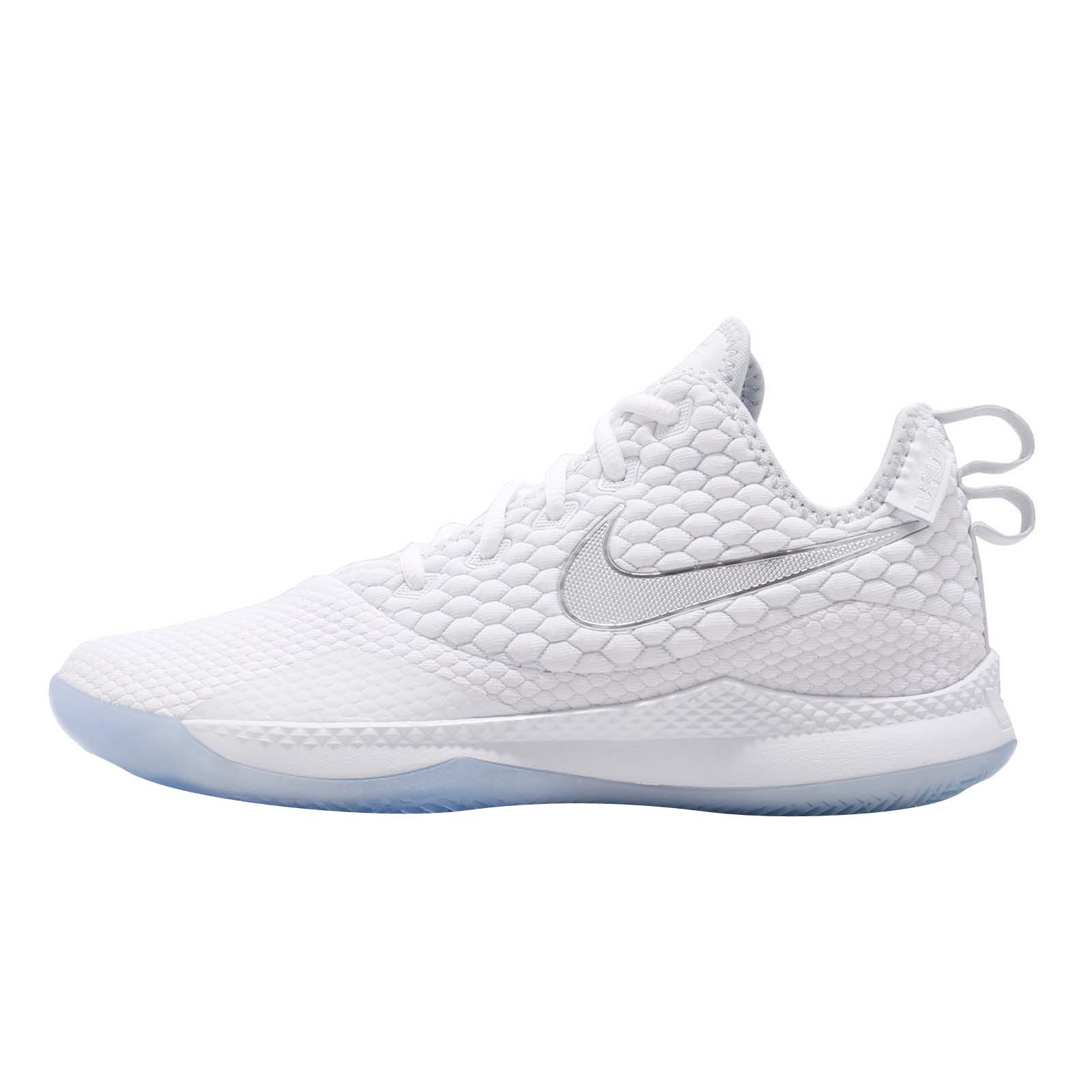 Nike LeBron Witness 3 White Chrome Pure Platinum