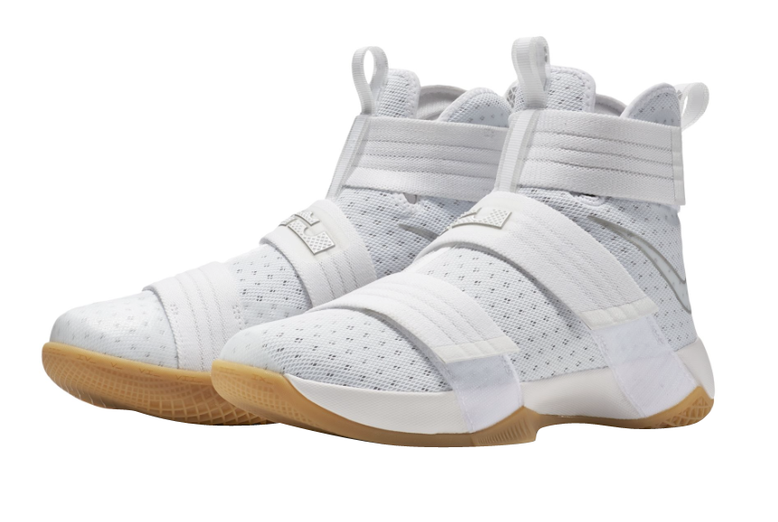 Nike LeBron Zoom Soldier 10 White Gum Jul 2016 844378 101 KicksOnFire