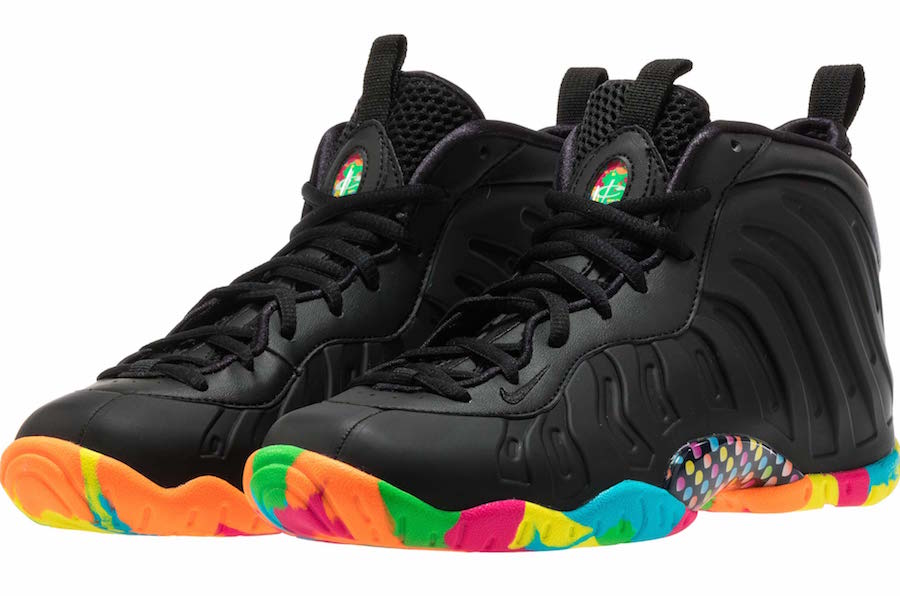 Nike Little Posite One - Black Fruity Pebbles