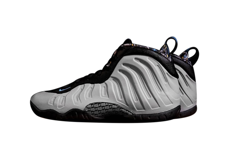 Nike Little Posite One Wolf Grey Graffiti