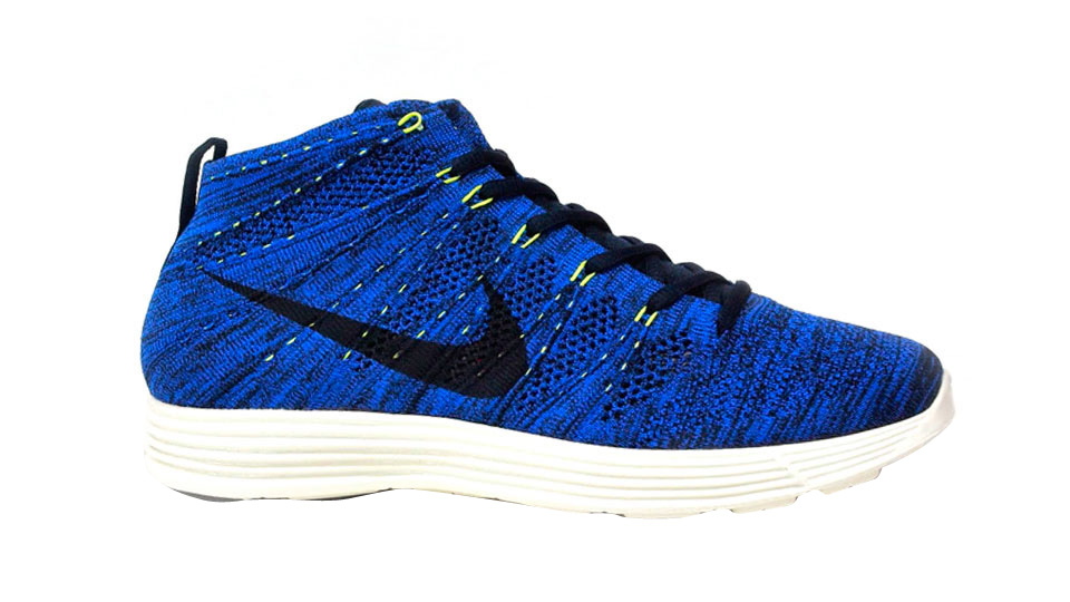 Nike Lunar Flyknit Chukka - Dark Obsidian / Dark Obsidian - Game Royal - Sail