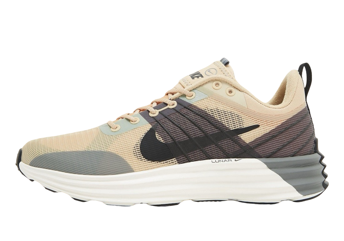 スニーカー Nike Luna Rom M Parachute Beige Light Khaki Mink Brown Black Nike Lunar Roam Parachute Beige Light Khaki Mink Brown Black