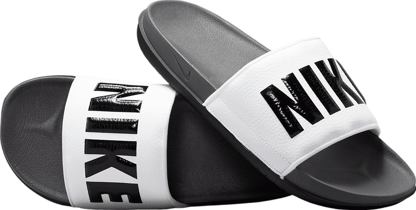 ★Nike★ Offcourt M Dark Grey White Black BQ4639001 BQ4639-0 Nike Offcourt Slide 'Dark Grey White' BQ4639-001