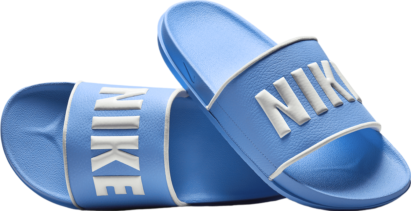 Nike slides light blue on sale