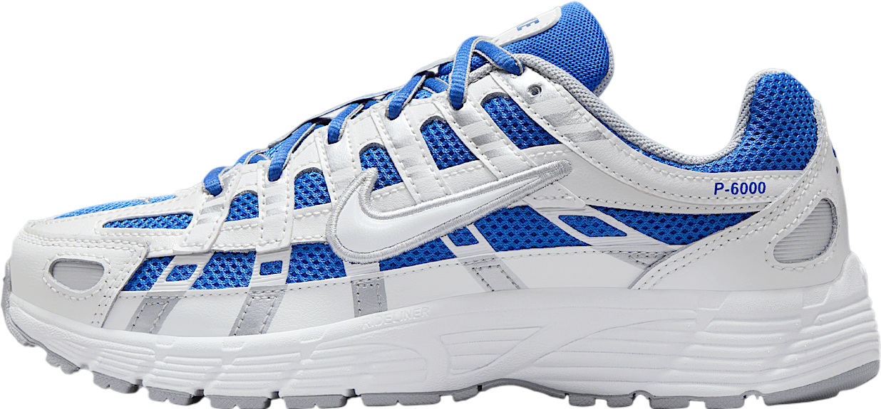 Nike P-6000 GS Metallic Silver University Blue Kids Youth