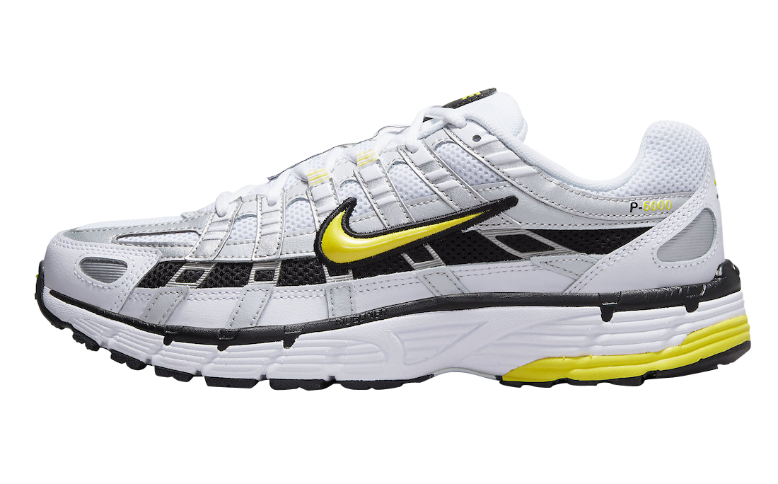 Nike P-6000 White Yellow