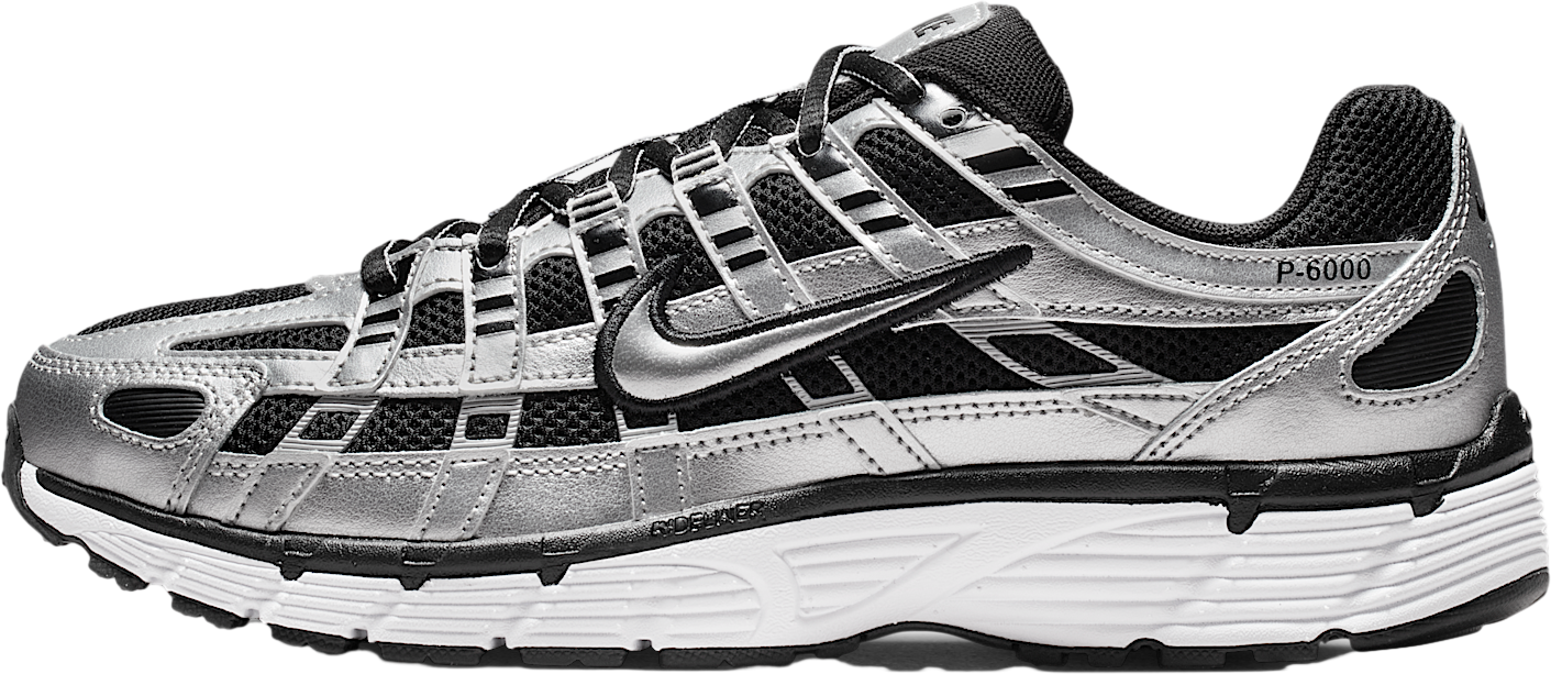 Nike P-6000 WMNS Metallic Silver / Black - Oct 2025 - BV1021-013
