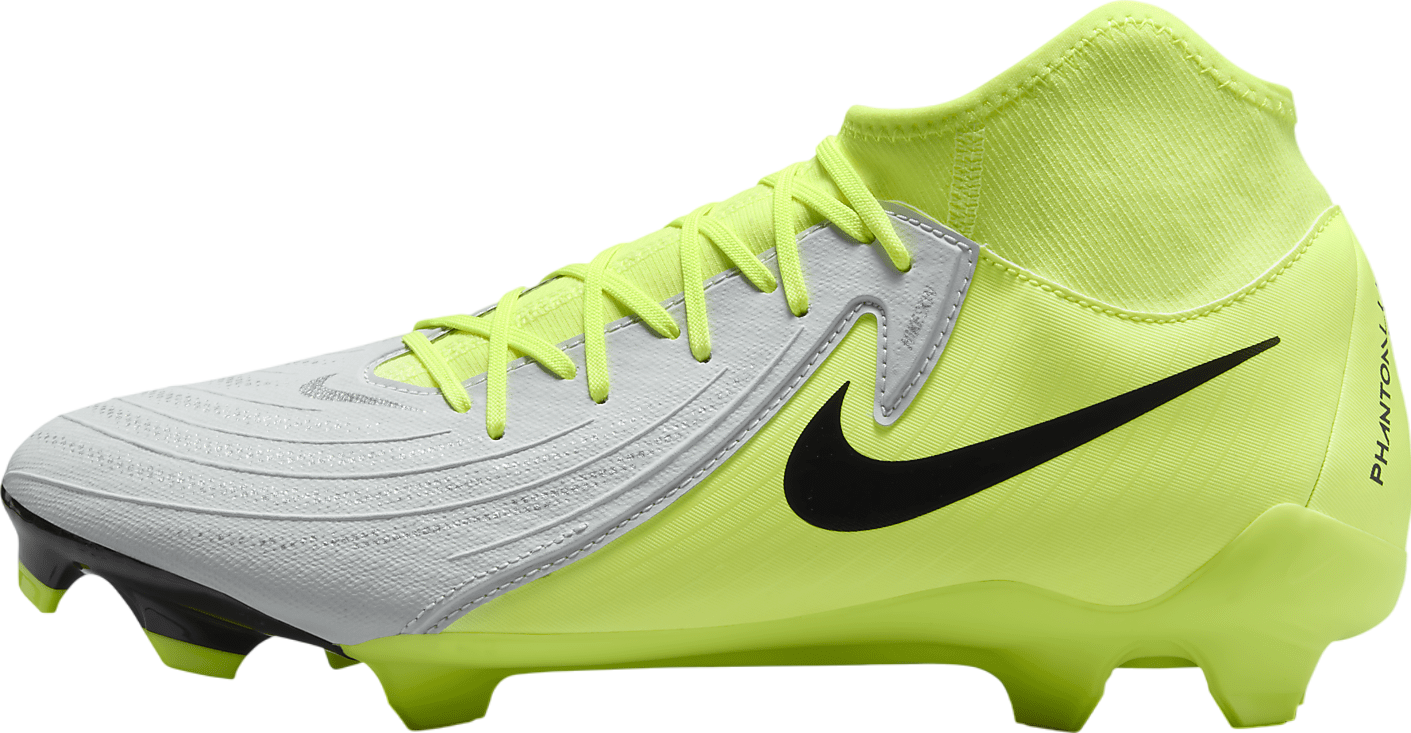 Nike Phantom Luna 2 Academy High MG Metallic Silver / Volt