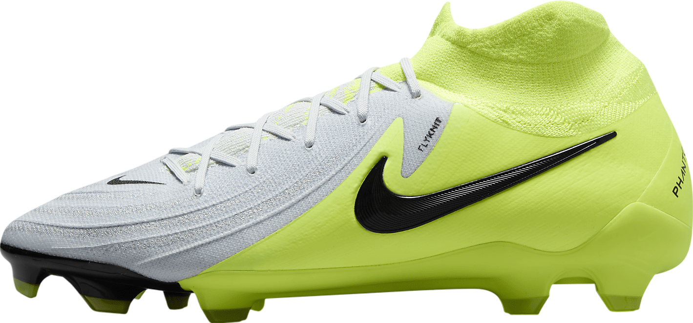 Nike Phantom Luna 2 Pro High FG Metallic Silver / Volt