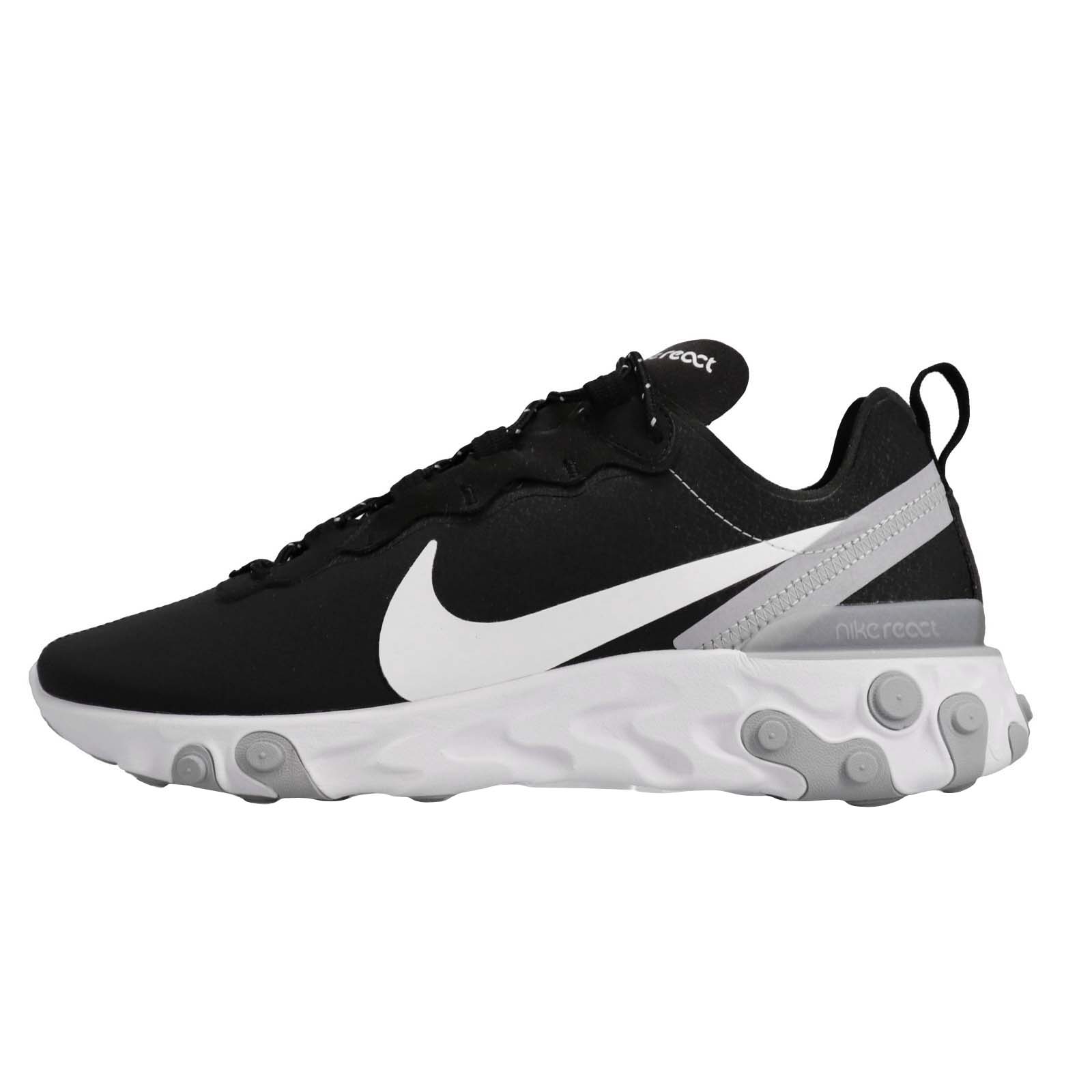 Nike React Element 55 Black White