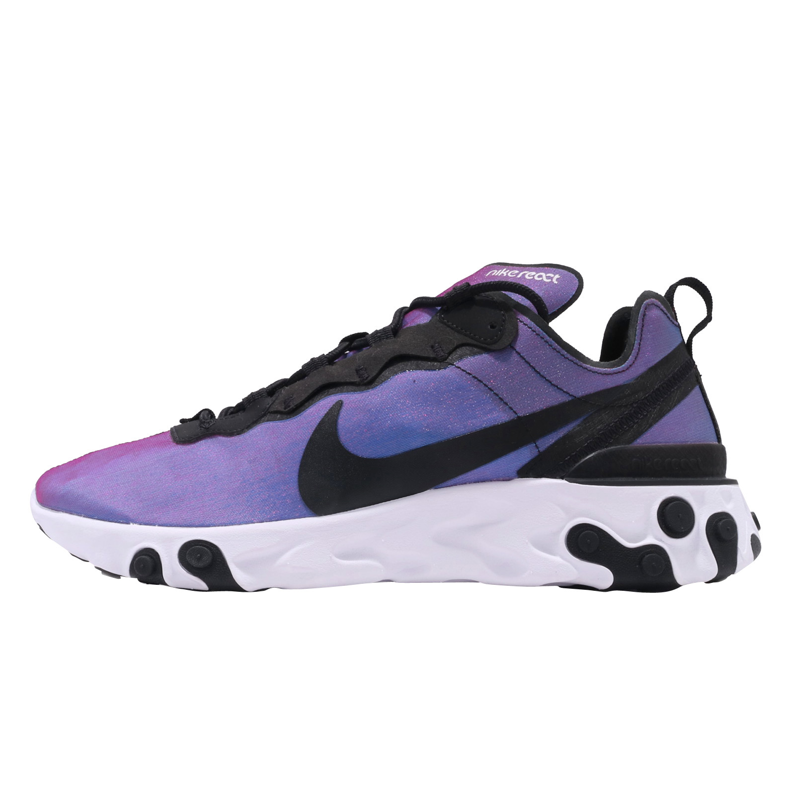 Nike React Element 55 PRM Black Laser Fuchsia