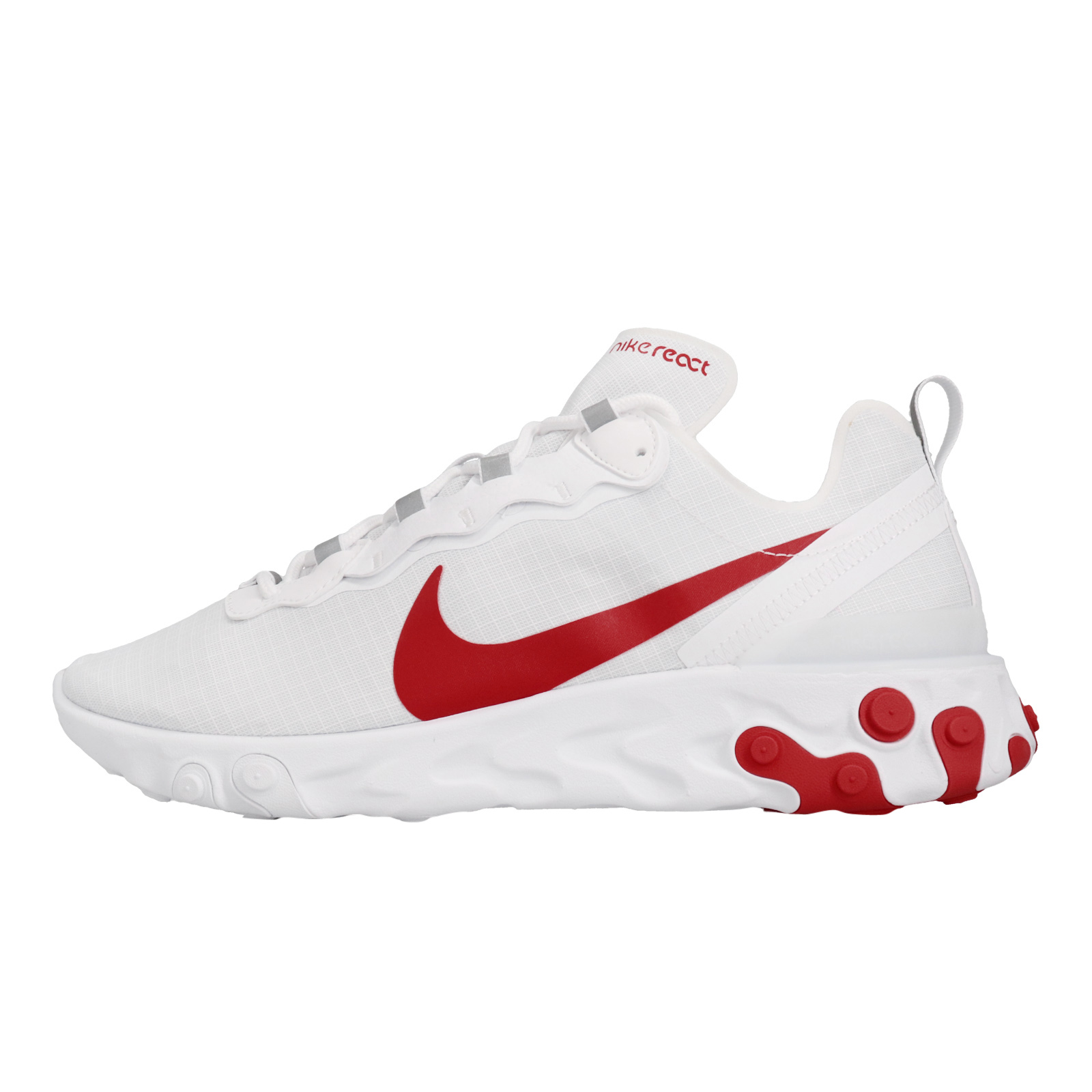 Nike React Element 55 SE White University Red