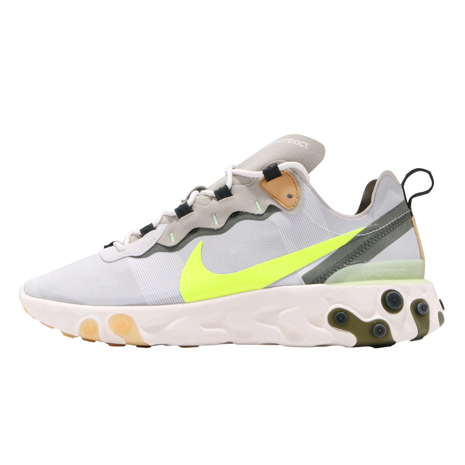 Nike React Element 55 Spruce Aura Volt