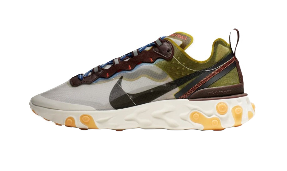 Nike react element 87 medium olive hotsell