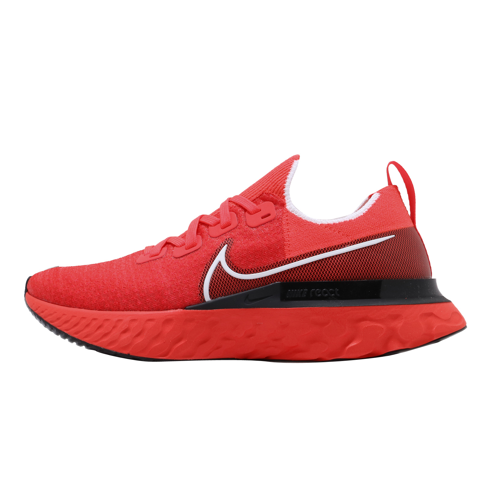 Nike React Infinity Run FK Bright Crimson/White/Black Nike Running Shoe React X Infinity Run 4 - White/Black  main image 4