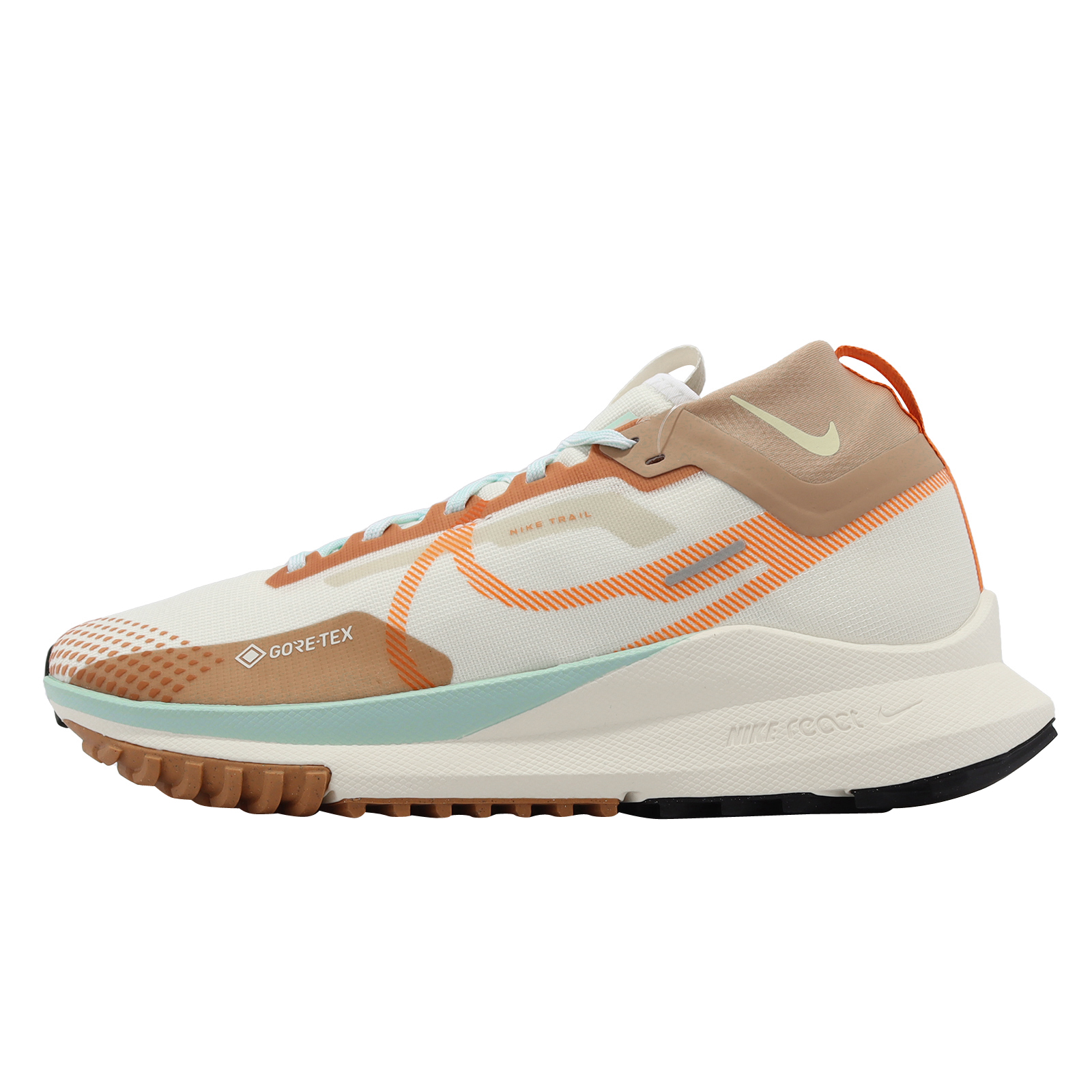 Nike React Pegasus Trail 4 Gore Tex Pale Ivory Bright Mandarin