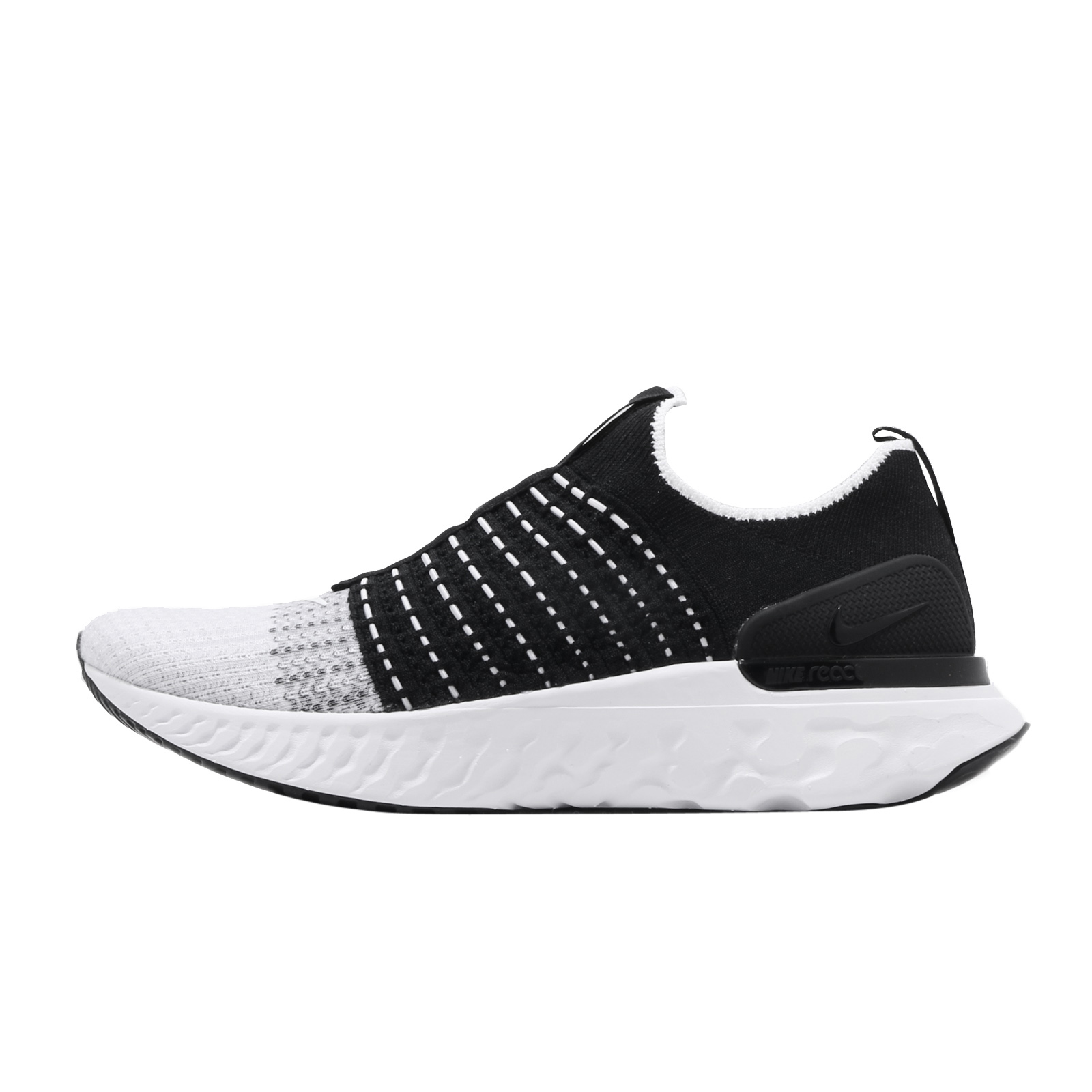 Nike React Phantom Run Flyknit 2 Black White