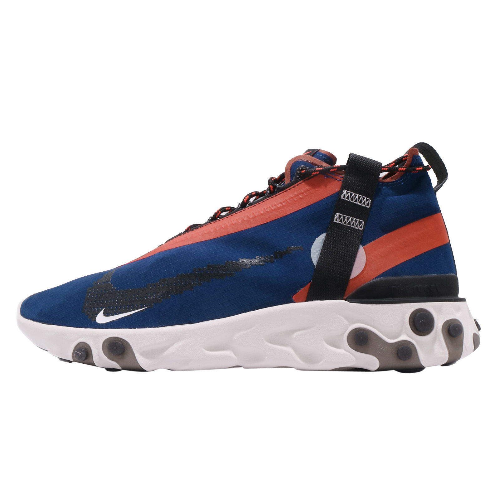 Nike React Runner Mid WR ISPA Blue Void Team Orange Nov 2018 AT3143400 KicksOnFire