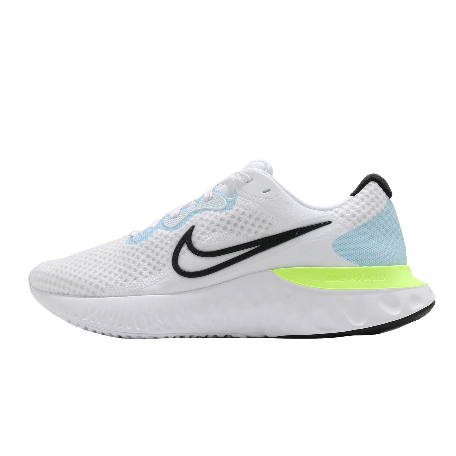 Nike Renew Run 2 White Black Blue Fury