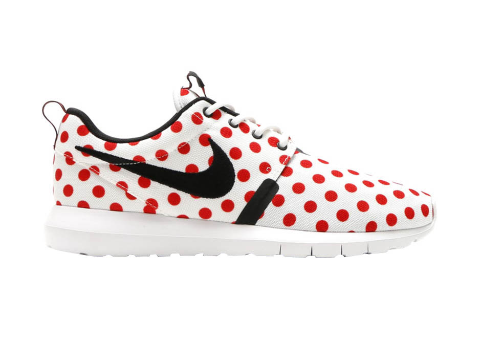 Nike Roshe Run NM Polka Dot White Aug 2015 810857106 KicksOnFire