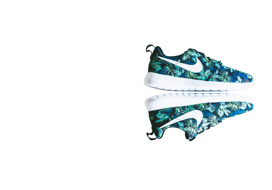 Nike Roshe Run Print "Blue Floral"