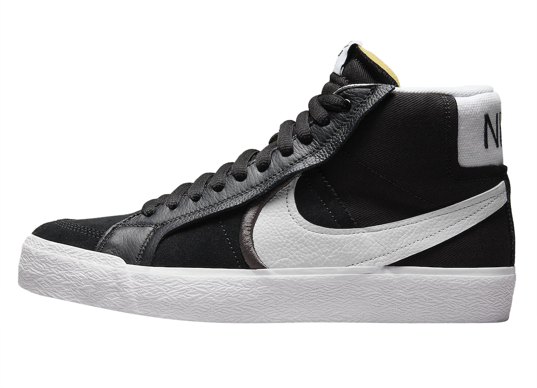 Nike SB Blazer Mid Black White - Aug 2022 - DR9144-001