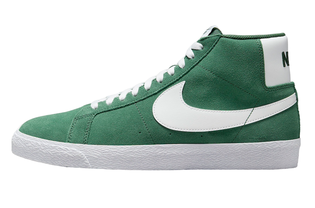 Nike SB Blazer Mid Green Suede