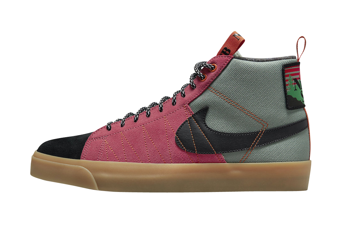 Nike SB Blazer Mid Premium Acclimate Pack Red Black - Jun