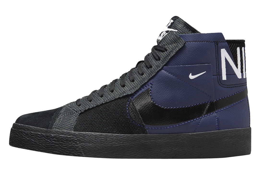 Nike SB Blazer Mid Premium Navy Black