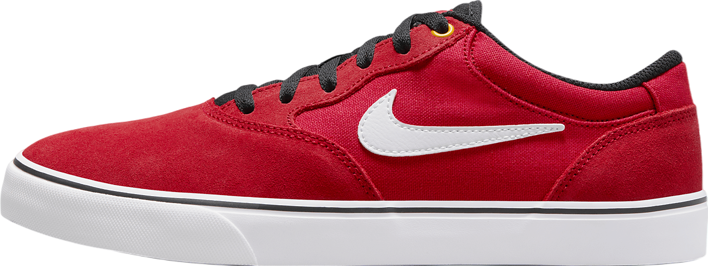 Nike sb chron slr black & red shoes best sale