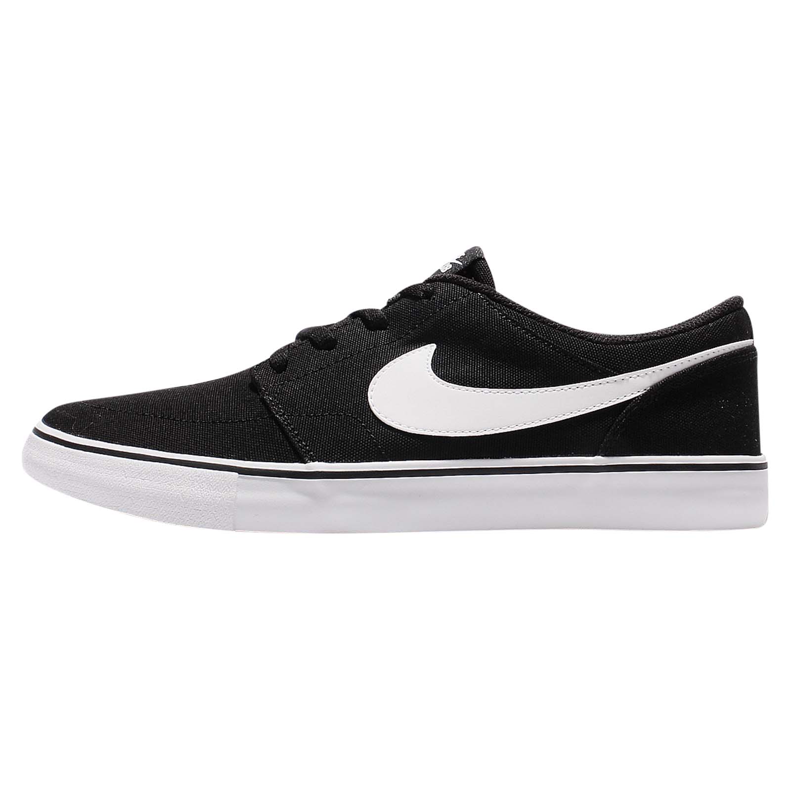 Nike SB Portmore 2 Solarsoft Slip On Black White