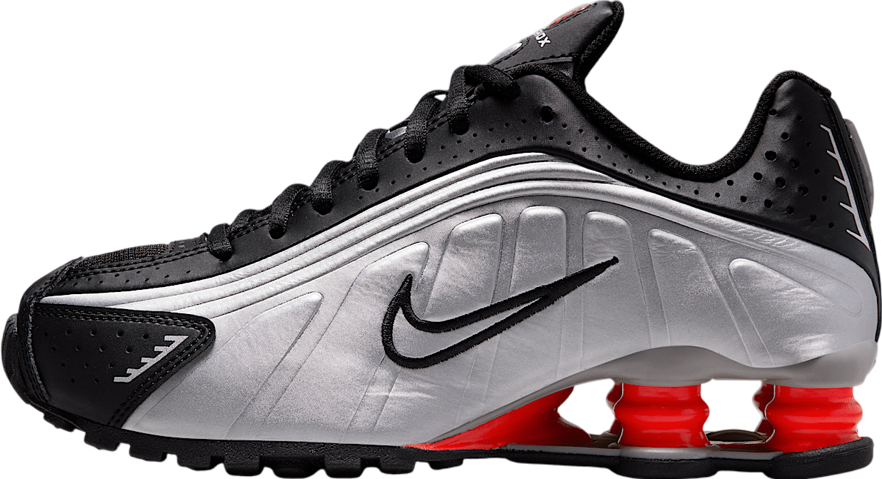 Nike Shox R4 GS Metallic Silver / Black Psychic Blue - Apr