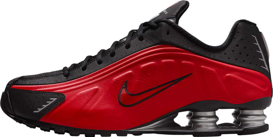 Nike 正規品★ Shox R4 University Red Black llic Silver Nike Shox R4 University Red Black Metallic Silver HQ1988-600