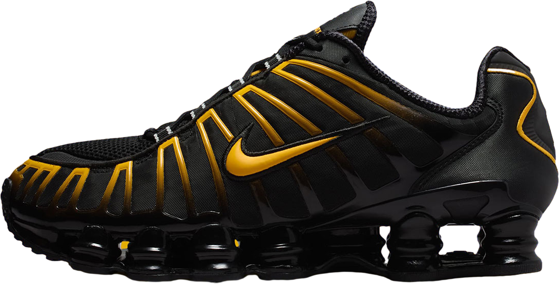 Nike Shox ブラック/ゴールド Nike Shox TL Black Metallic Silver Men's Sneakers | eBay