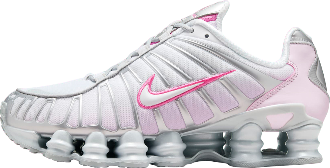 Nike Shox TL Metallic Platinum / Pink Foam