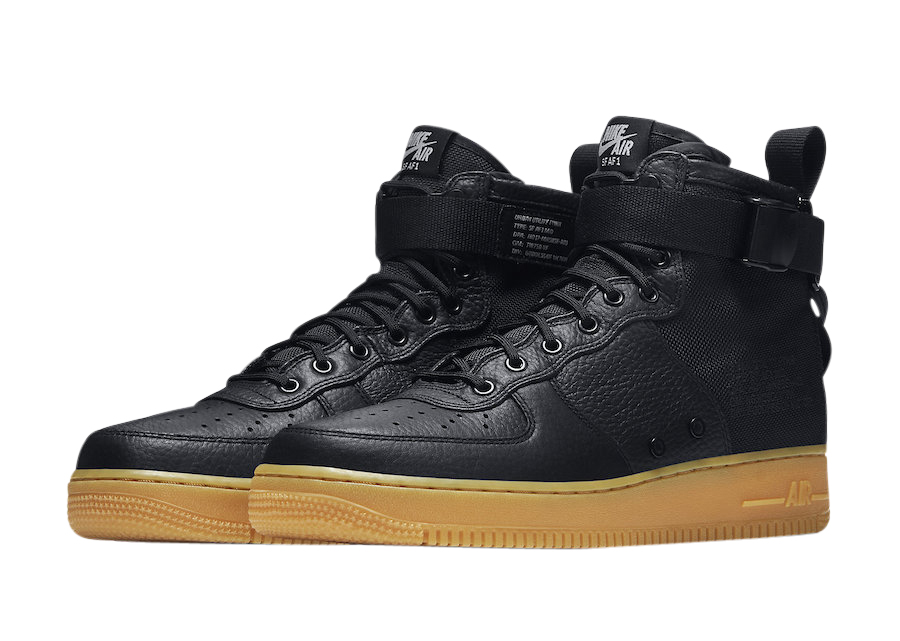 Nike Special Field Air Force 1 Mid Black Gum