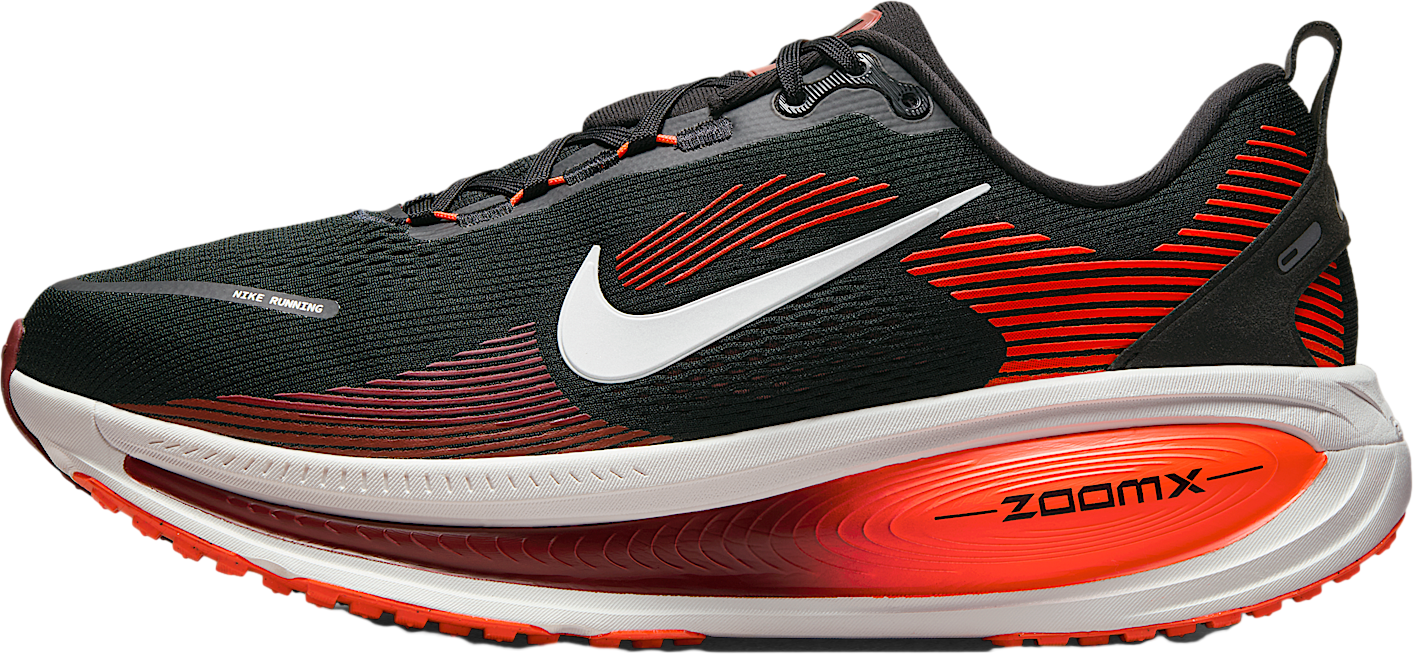 Nike Vomero 18 Black / Bright Crimson (Extra Wide) - Jun