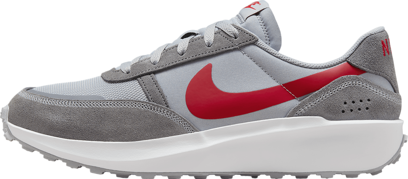 Nike Waffle Nav Wolf Grey / University Red