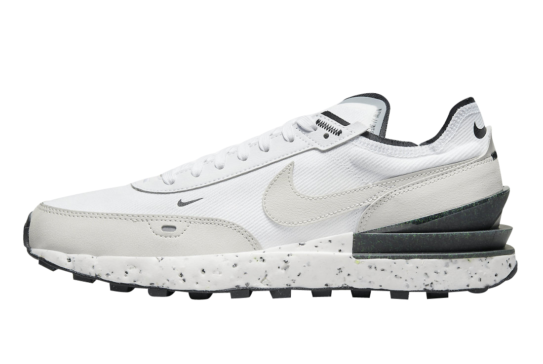 Nike Waffle One Crater White Grey Black