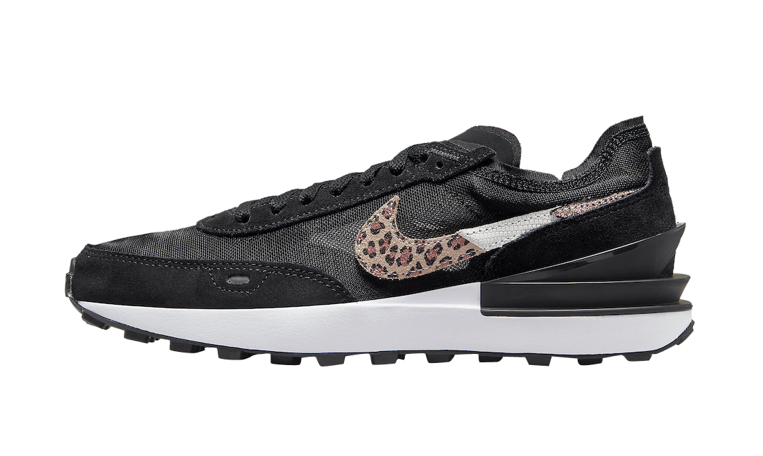 Nike Waffle One Leopard Black