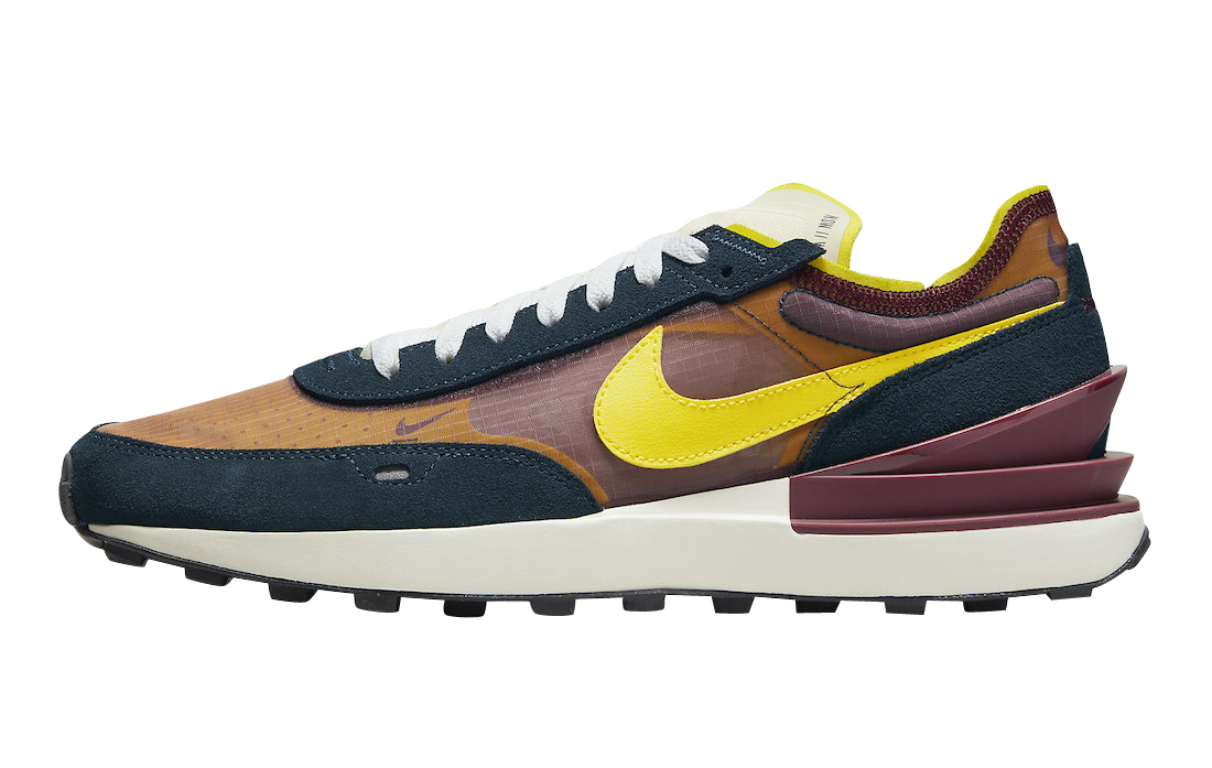 Nike Waffle One Navy Burgundy