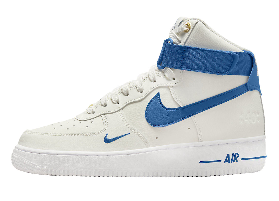 Nike WMNS Air Force 1 High 40th Anniversary Sail Blue Jay