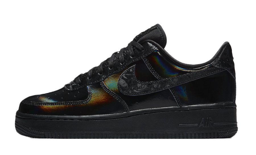 Nike WMNS Air Force 1 Low Iridescent Black Feb 2018 898889 009 KicksOnFire