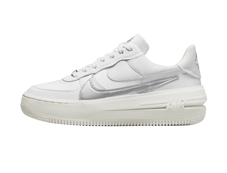 Nike WMNS Air Force 1 PLT.AF.ORM White Metallic Silver