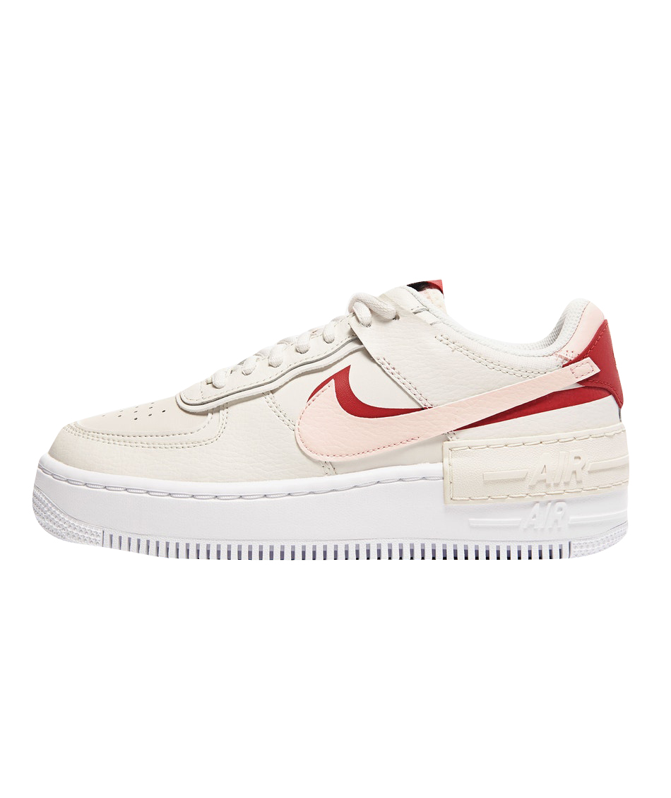 人気話題！Nike Wmns Air Force 1 Shadow Phantom Echo Pink Nike W AF1 Shadow Air Force 1 Phantom/Echo Pink-Gym Red
