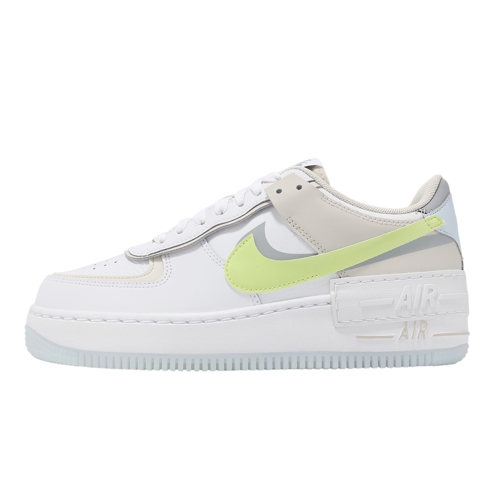 Nike Wmns Air Force 1 Shadow White / Light Lemon Twist - Mar Nike Wmns Air Force 1 Shadow White / Light Lemon Twist - Mar
