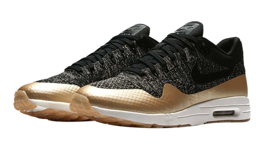 Nike WMNS Air Max 1 Ultra 2.0 Flyknit Metallic Golden Age