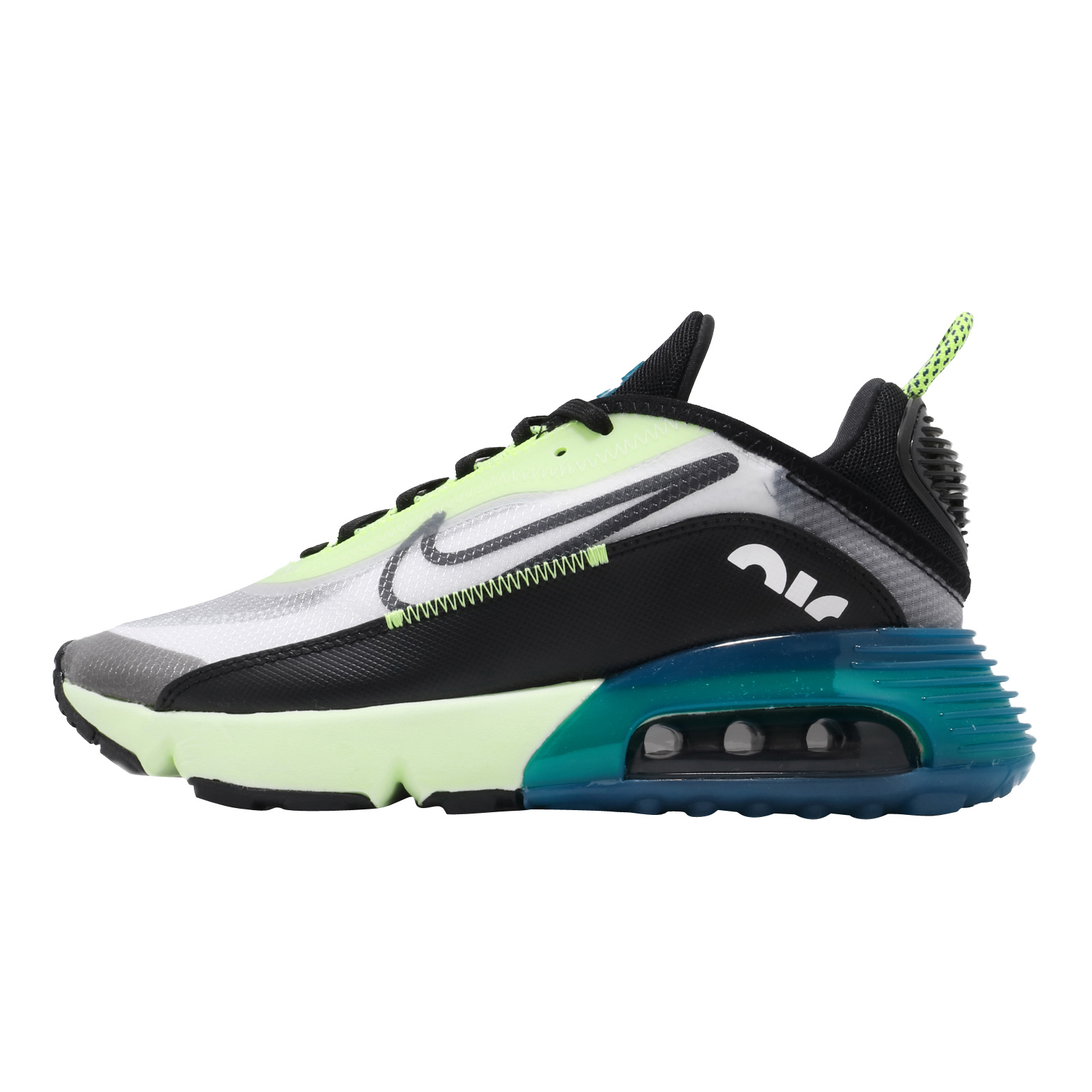 Nike WMNS Air Max 2090 White Black Volt Valerian Blue