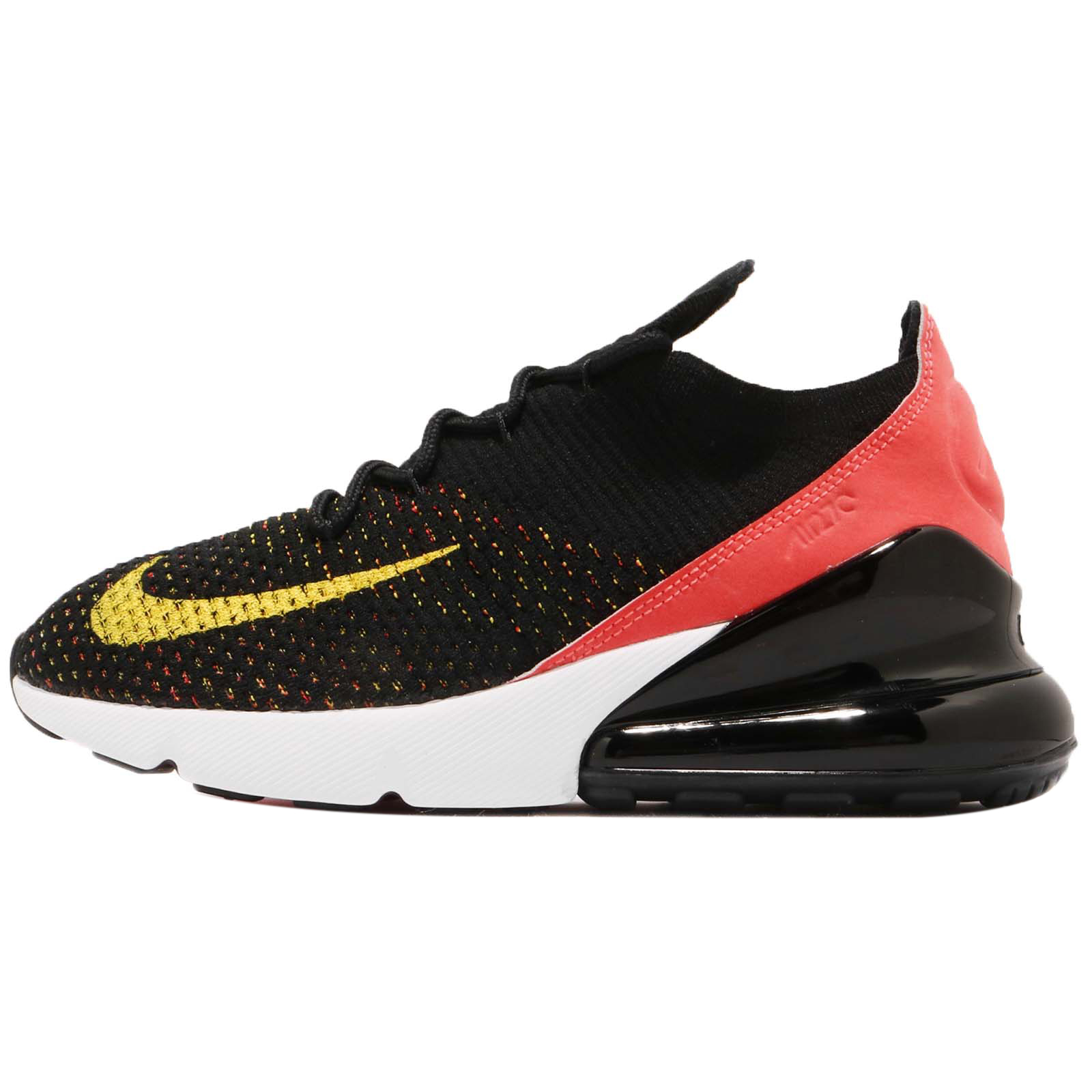 Nike WMNS Air Max 270 Flyknit Black Yellow Strike